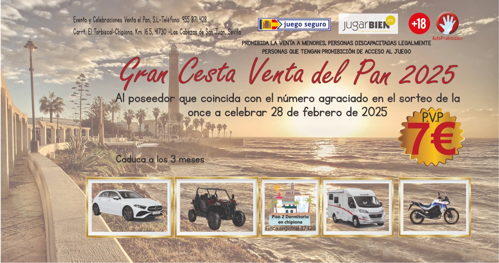 papeleta de la cesta venta el pan